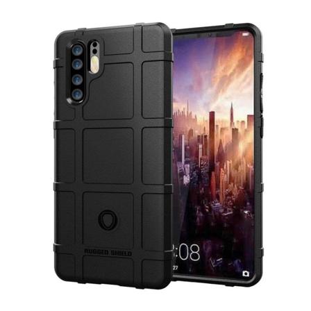 Huawei P30 Pro rosoinen ruudukko pintainen - Musta Black