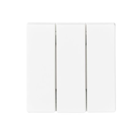 ABB 1783-884 Vippa 3x1-polig, vit, Strömbrytare & vägguttag