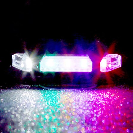 LED Bagagehållare Lampa för Mountainbike Vattentät Cykel Bakre Vy F one size