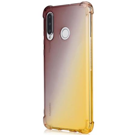 Huawei P30 Lite - FLOVEME-silikonikuori, iskunkestävä Svart/Guld