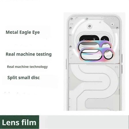 Metall linsskyddsfilm allt-i-ett för Nothing phone3a linsskyddsfilm metall