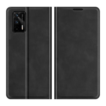 Realme GT 5G - Läder Flip Fodral - Svart