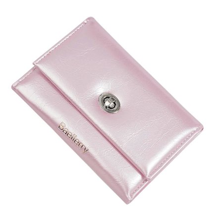 Student Trendig Miniplånbok Multifunktionell PU-korthållare för Shopping Dejting