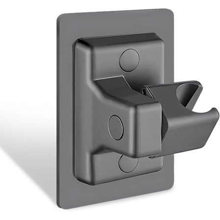 Dusjhodeholder Erstatning Justerbar Vinkel Dusjhodeholder, Sterkt Feste Hånddusjfeste Ingen Boring, Monteringsfeste Dusjhodeholder Ingen Boring Grå