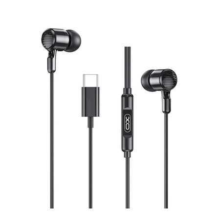 XO EP81 In-Ear-hodesett med USB-C - Svart