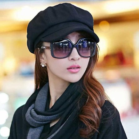 Newsboy-keps för damer med skärm, varm basker, platt åttakantig keps