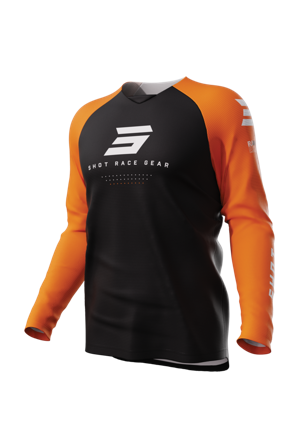 Bluză Motocross Shot Escape portocaliu XS