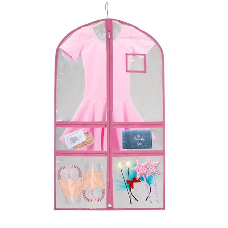 Klespose for dansende barn, hengende, vanntett PVC reisepose