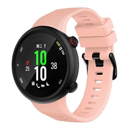 Garmin Forerunner 45S holdbar black Spænde silikone Urrem - Lyserød