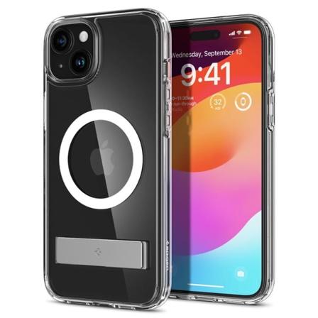 Spigen iPhone 15 Mobilskal Magsafe Ultra Hybrid S - Clear