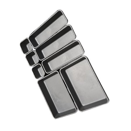 8 stk. Plastik Skuffe Skrivebord Diverse Opbevaringskasse Rum Opbevaringsboks Mult