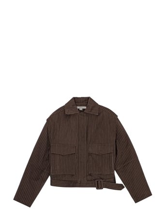 REMAIN Birger Christensen | Striped Bomber Jacket | 36