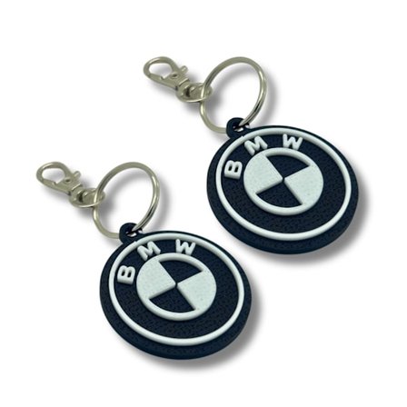 2x Nyckelring Clip On & Go karbinnyckelring för BMW