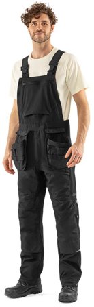 Arbetsbyxor Fristads Herr Hängslebyxa hantverk stretch 1830 GSTT, Svart Arbetskläder