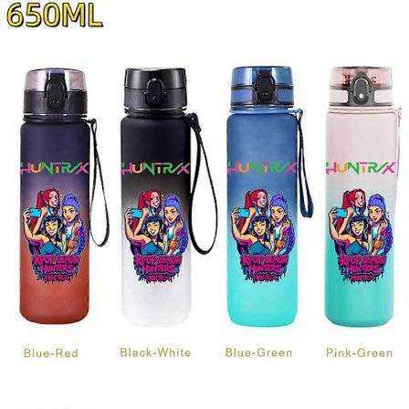 650ml KPop Demon Hunters Vannflaske med Flipplokk - Perfekt for Reise, Trening og Gaver