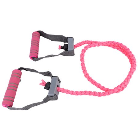 Trekktau Motstandsbelte Tvinnende Elastisk Tau Arm Styrketrening Utstyr Fitness Rosa