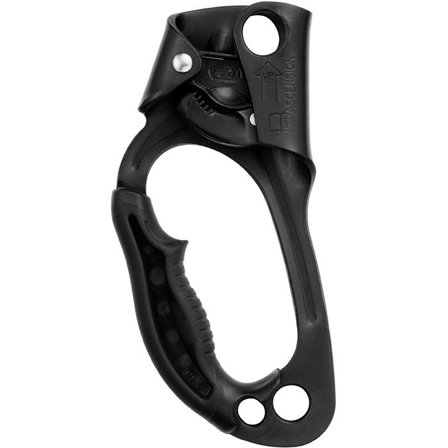 Petzl Ascension Pro Tauklemme Venstre svart, Fallsikringsutstyr