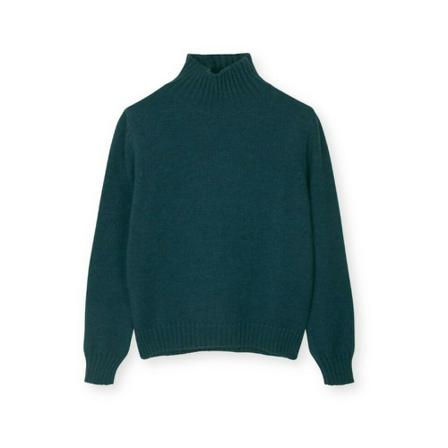 Sibin/Linnebjerg, Turtleneck Groen, Dames, Maat:L,alpaca