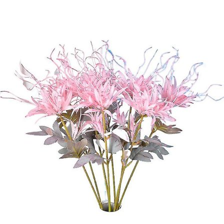 Simulering Epiphyllum Enkelt Flamme Epiphyllum Plastblomst Bryllupsarrangement Blomst Hjemmedekorasjon Ornament Falsk Blomst