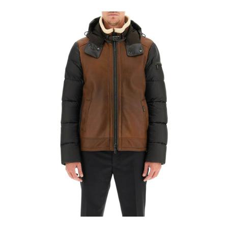 Moorer jacket , Bruin , Heren , Maat: M