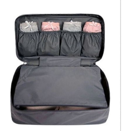 Bærbar rejseopbevaringspose til undertøj, vandtæt opbevaringspose med stor kapacitet til undertøj, sokker, bh'er, multifunktionel undertøjsorganisator