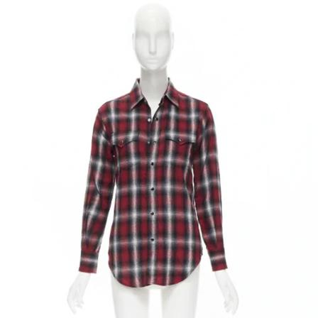 Saint Laurent Vintage Pre-owned Shirts , Rood , Dames , Maat: S