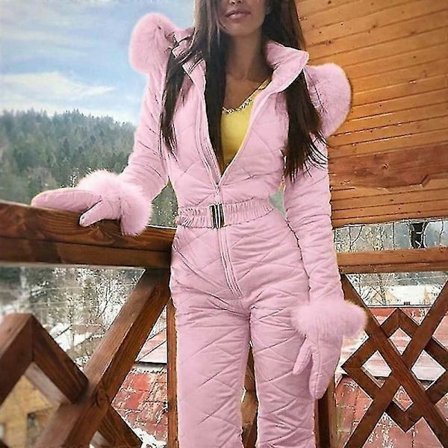Dame Vinter Varm Snødress Utendørs Sport Bukser Skidress Vanntett Jumpsuit Ny