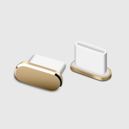 IC 5 kpl USB Type C pölysuoja, USB C-portin pölysuoja - kulta