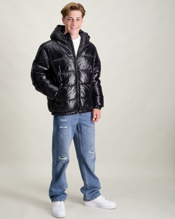 Grunt GROdin Shine Jacket Czarny Kurtki Chłopiec - Kids Brand Store