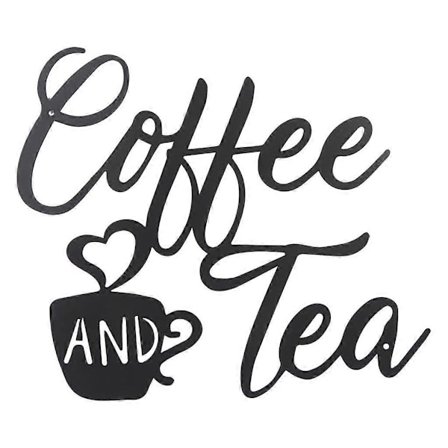 Kaffe- og te-skilt, hængende pynt, modeldekorationstilbehør