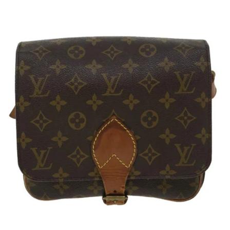 Louis Vuitton Vintage, Pre-owned Canvas louis-vuitton-bags Bruin, unisex, Maat:ONE Size