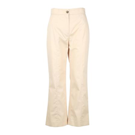 Msgm, Trousers Beige, Dames, Maat:L,gestreept