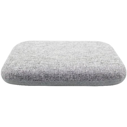 /EA/ Sittdyna, trädgårdsstolsdynor, fyrkantig sittdyna, memory foam för kontorsstol, tvättbart överdrag, grå, 40x40cm [Energiklass A]