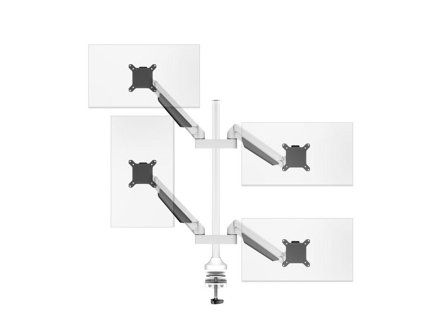 Multibrackets M VESA Gas Lift Arm Quad monteringssett - for 4 LCD-skjermer - svart
