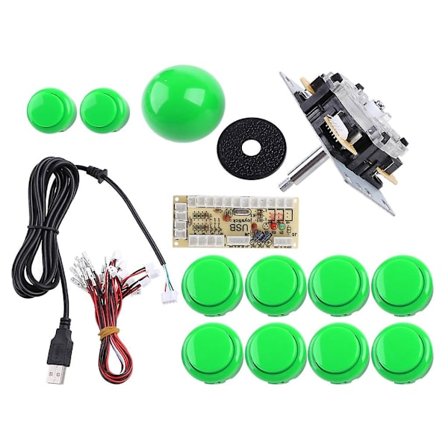 Zero Delay Arcade Diy Kit USB Encoder till PC Arcade Sanwa Joystick Tryckknappar