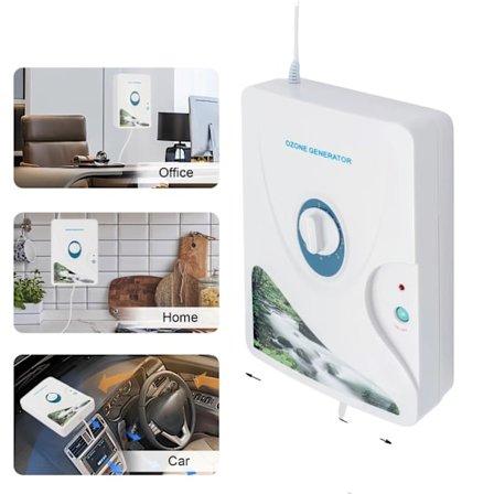 Ozongenerator, 600 mg/h utgång, justerbar timer,VIT