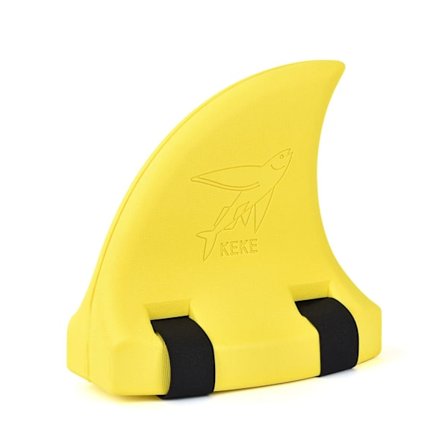 Hajfen flythjälp barn strand badleksak, simträning vatten flyta(Gul S)