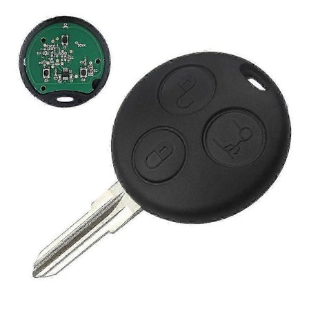 433.92mhz 3 Painiketta Älykäs Kaukosäädin Avain Benz Smart Fortwo Forfour Roadsteriin - JV