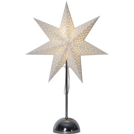 Star Trading - Julestjerne 234-78 Lottie 55cm Krom
