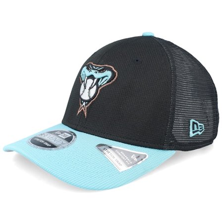 New Era - MLB Svart trucker Keps - Arizona Diamondbacks MLB Batting Practice 9SEVENTY Black/Mint Trucker @ Hatstore