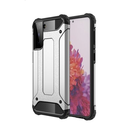 Armor Guard Hybrid Mobilskal Galaxy S21 Plus - Silver