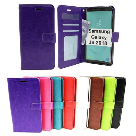 Crazy Horse Wallet Samsung Galaxy J6 2018 (J600FN/DS) Turkos