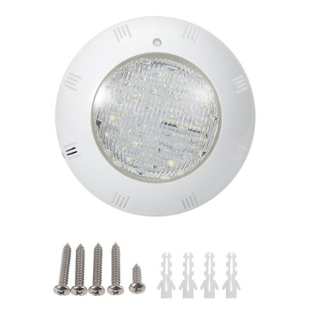 15W 12V AC IP68 Vattentät Vit LED Undervattenspoollampa