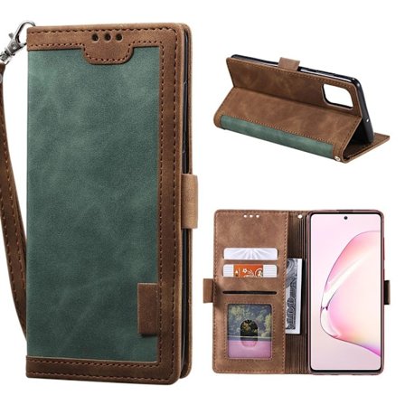 Suburbian läder Samsung Galaxy Note 10 Lite fodral - Grön