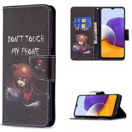 Lompakkokotelo Samsung Galaxy S23 FE - Don't Touch My Phone