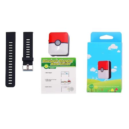 Auto Catch -ranneke, yhteensopiva Pokmon Go Plus+:n kanssa, automaattinen Bluetooth- lykello peliranneke pelivaruste -Xin Red-White A