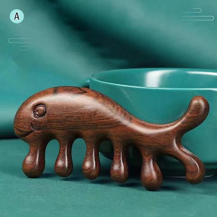 14 Kulor Handhållen Gua Sha Massageborste Naturträ Midja Ben Kropp Meridian Skrapning SPA Terapi Anti Celluliter Avslappningsverktyg