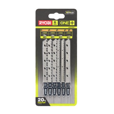 Ryobi RAK6JSBW Sticksågsblad 6 delar, Maskintillbehör & förbrukning