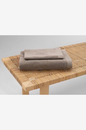 Borganäs of Sweden - Enzo Frotté 2-pack - Brun - Handdukar - 90X150 - Från Homeroom