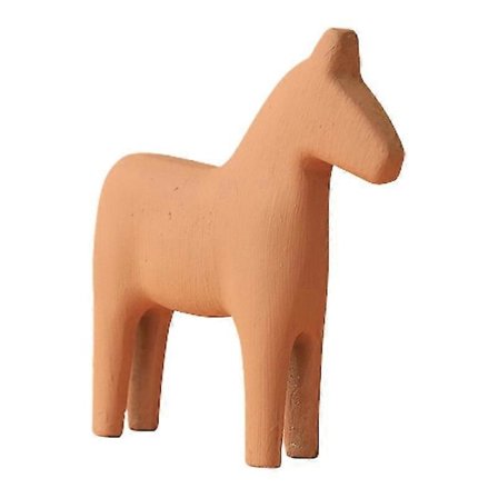 Dekorativ Minimalistisk Heste Figur Tre Levende Utseende Hjemmepynt For Stue